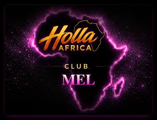 Holla Africa Mel Africa-map club logo