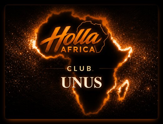 Holla Africa Unus Africa-map club logo