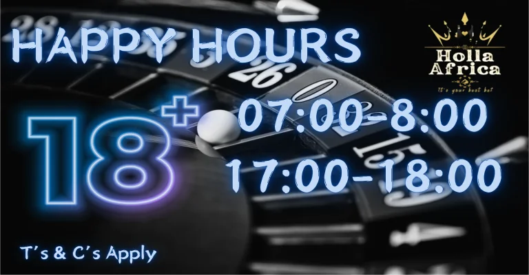 Cash Back Promotion - 50% During Happy Hours + 15% All Deposits