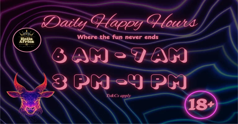 Cash Back Promotion - 50% During Happy Hours + 15% All Deposits
