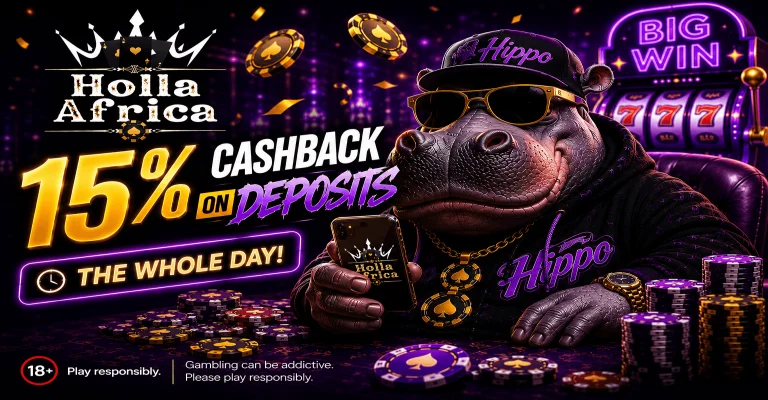 15% cash back bonus whole day