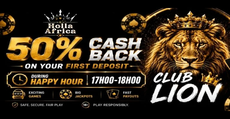 Cash Back Promotion - 50% During Happy Hours + 15% All Deposits