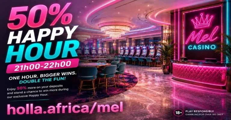 Cash Back Promotion - 50% During Happy Hours + 15% All Deposits
